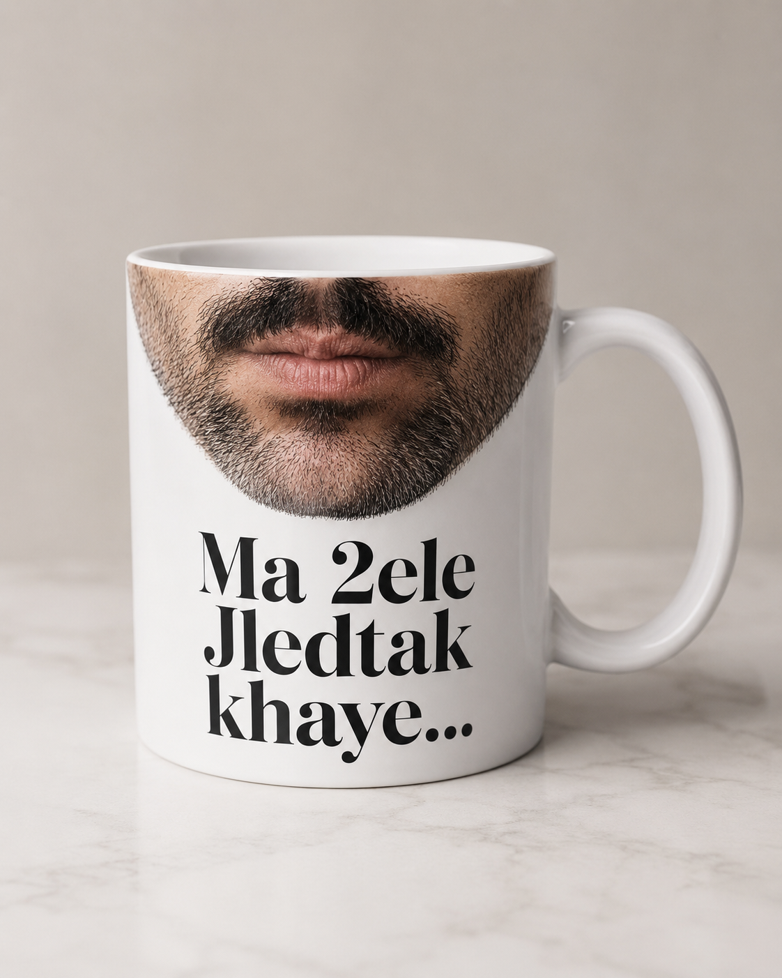 Male lips mug