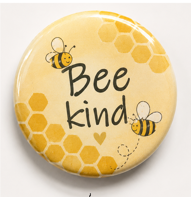 Bee kind appreciation pin